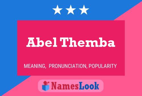 Póster del nombre Abel Themba