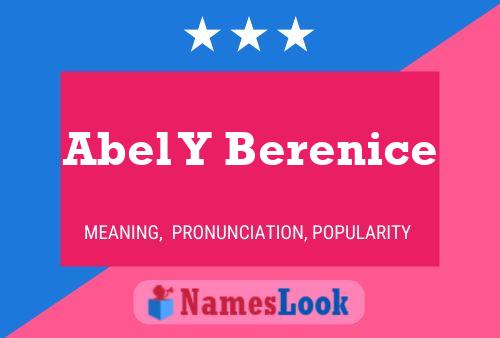 Póster del nombre Abel Y Berenice