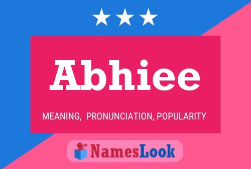 Póster del nombre Abhiee