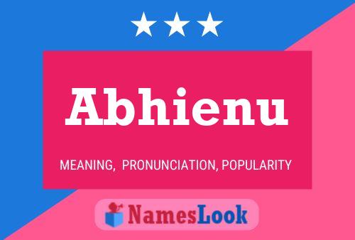 Póster del nombre Abhienu