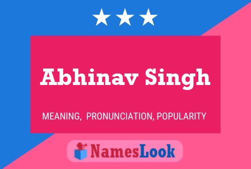 Póster del nombre Abhinav Singh