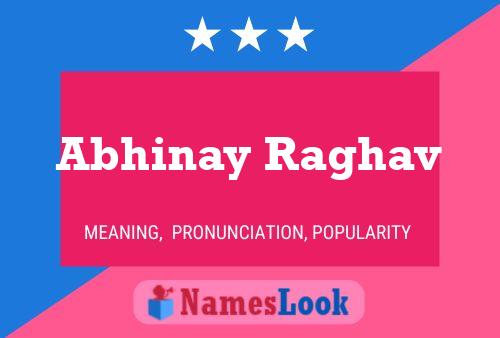 Póster del nombre Abhinay Raghav