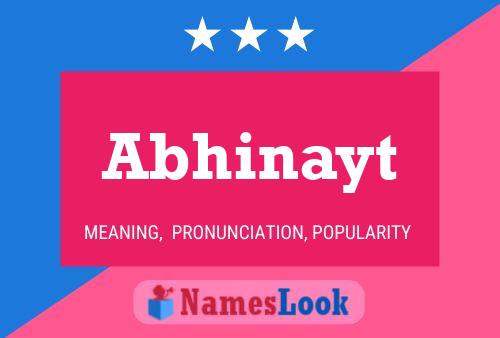 Póster del nombre Abhinayt