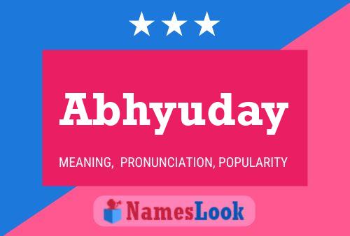 Póster del nombre Abhyuday