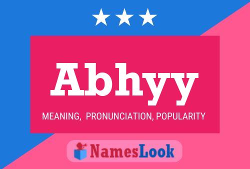 Póster del nombre Abhyy