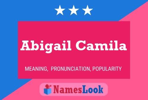 Póster del nombre Abigail Camila