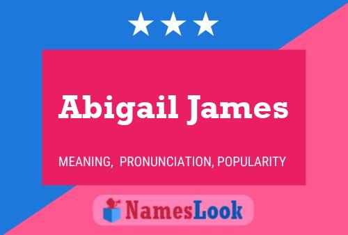 Póster del nombre Abigail James