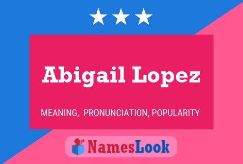 Póster del nombre Abigail Lopez