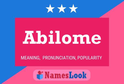 Póster del nombre Abilome