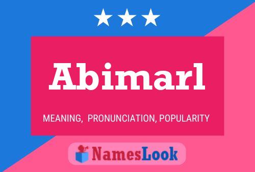 Póster del nombre Abimarl