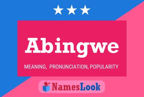 Póster del nombre Abingwe