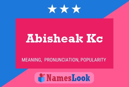 Póster del nombre Abisheak Kc