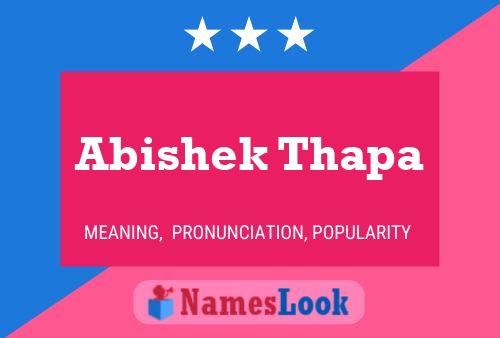 Póster del nombre Abishek Thapa