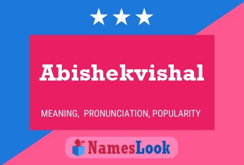 Póster del nombre Abishekvishal