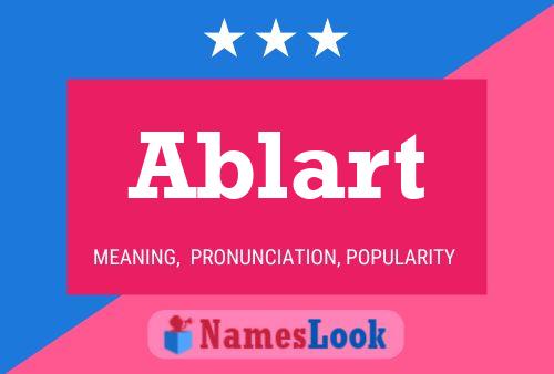 Póster del nombre Ablart