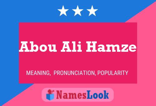 Póster del nombre Abou Ali Hamze