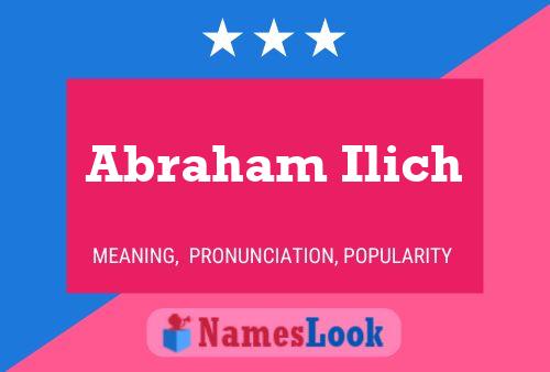 Póster del nombre Abraham Ilich