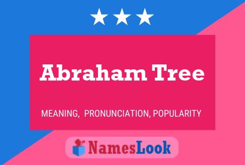 Póster del nombre Abraham Tree