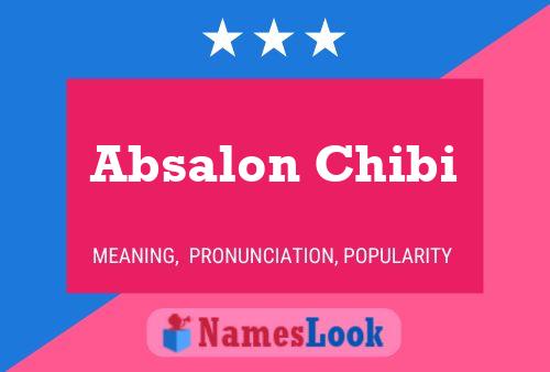 Póster del nombre Absalon Chibi