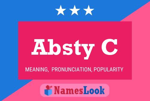 Póster del nombre Absty C