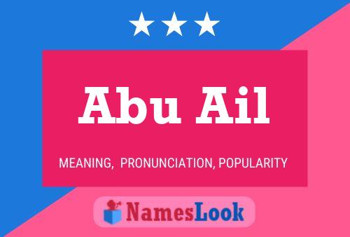 Póster del nombre Abu Ail