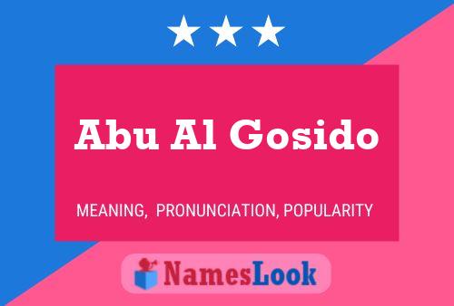 Póster del nombre Abu Al Gosido