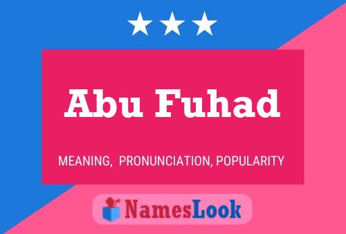 Póster del nombre Abu Fuhad