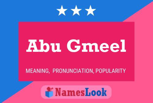 Póster del nombre Abu Gmeel