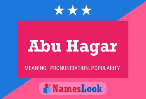 Póster del nombre Abu Hagar