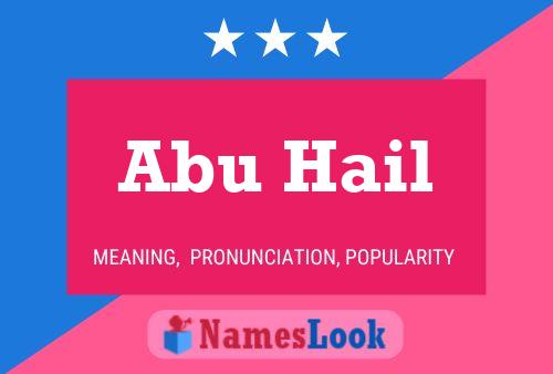 Póster del nombre Abu Hail