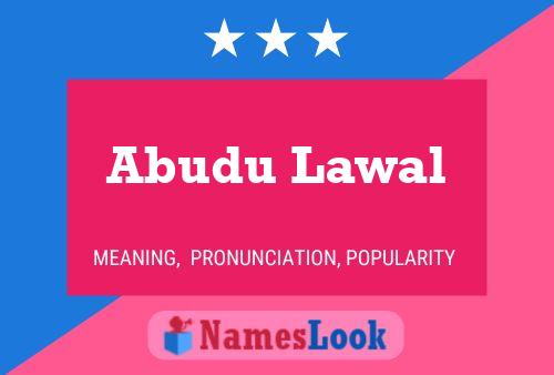 Póster del nombre Abudu Lawal