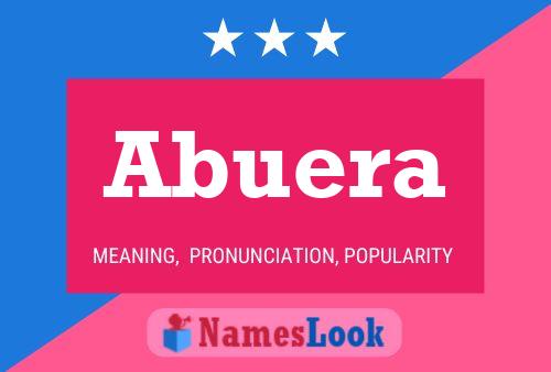 Póster del nombre Abuera