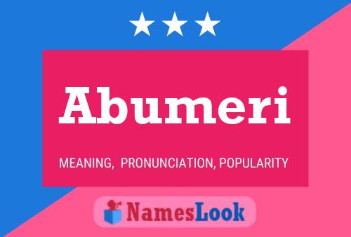 Póster del nombre Abumeri