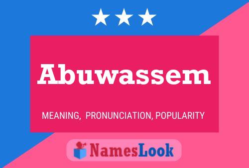 Póster del nombre Abuwassem