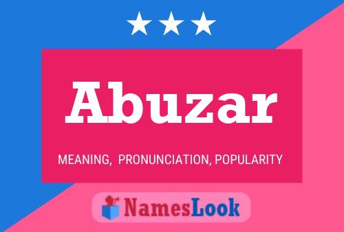 Póster del nombre Abuzar