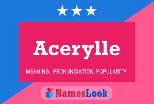 Póster del nombre Acerylle