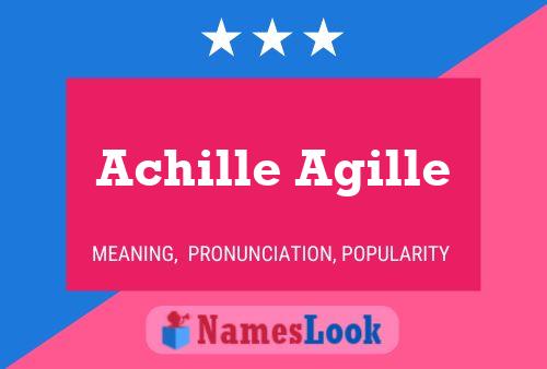 Póster del nombre Achille Agille