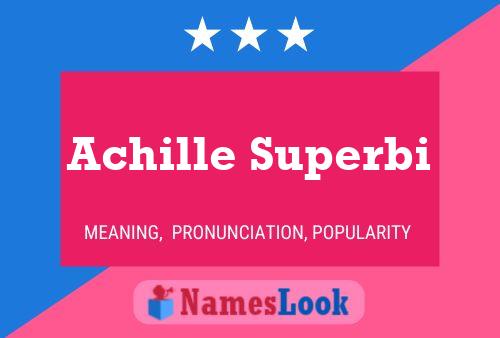 Póster del nombre Achille Superbi