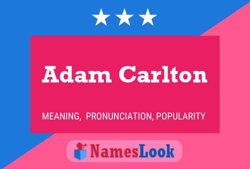 Póster del nombre Adam Carlton