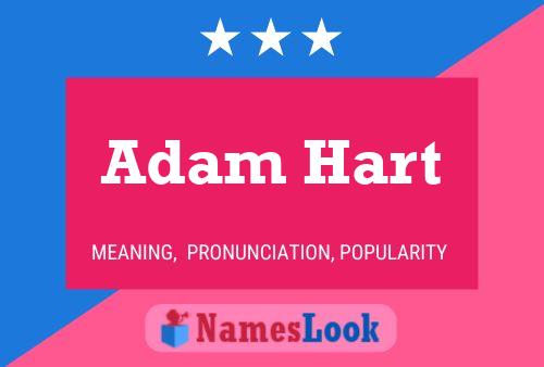 Póster del nombre Adam Hart