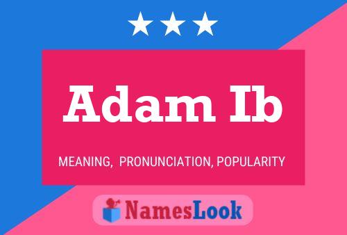 Póster del nombre Adam Ib