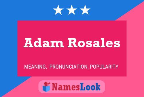 Póster del nombre Adam Rosales