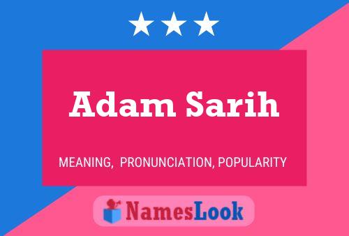 Póster del nombre Adam Sarih