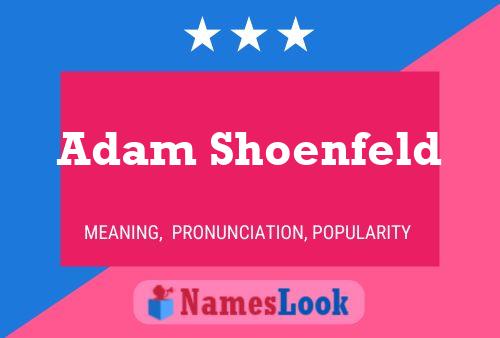 Póster del nombre Adam Shoenfeld