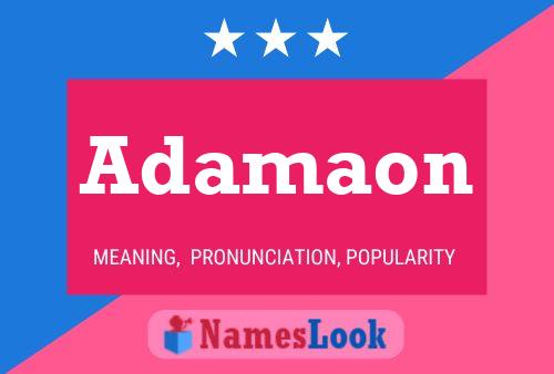 Póster del nombre Adamaon