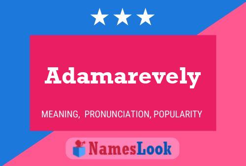 Póster del nombre Adamarevely