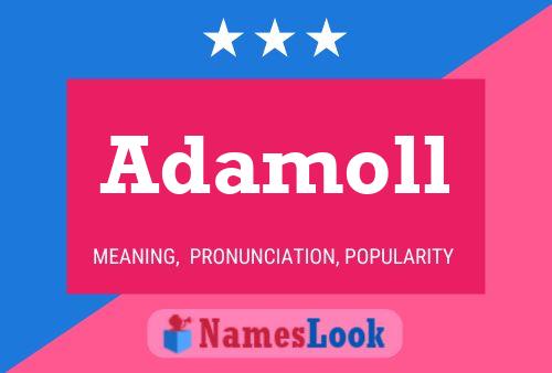 Póster del nombre Adamoll