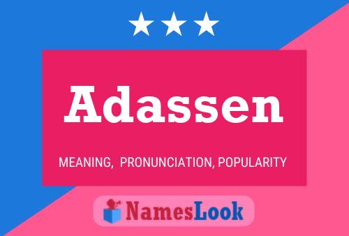 Póster del nombre Adassen