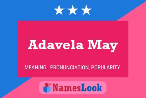 Póster del nombre Adavela May