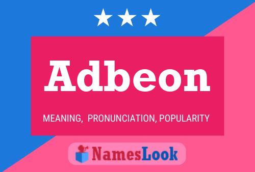 Póster del nombre Adbeon